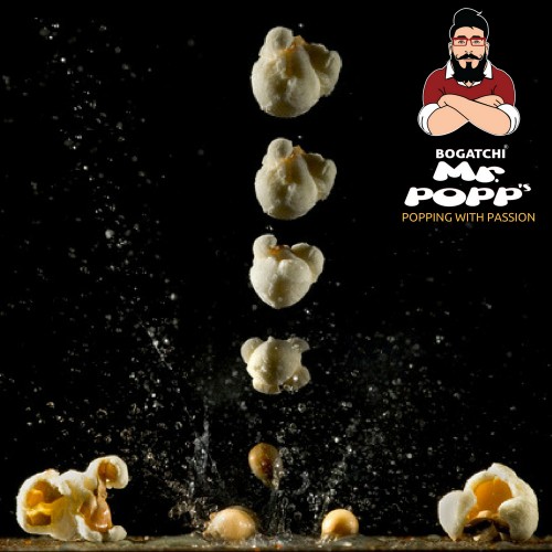  Mr.POPP's Chocolate Crunchy Caramel Popcorn, HandCrafted Gourmet Popcorn, Best Birthday Gift for Wife, 375g + FREE Happy Birthday Greeting Card