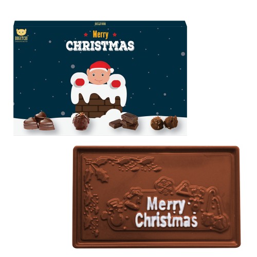 Christmas Gift, Christmas Chocolates, Dark Chocolate Bar, 70g