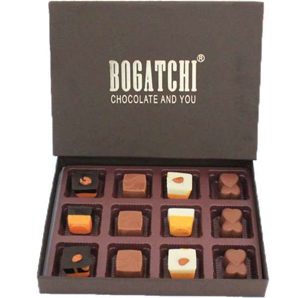 BOGATCHI Diwali assorted Chocolate Box (12 Pieces)