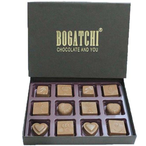 BOGATCHI Diwali Chocolate Box (12 Pieces)