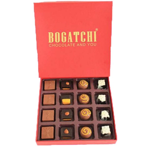 BOGATCHI Diwali assorted Chocolate Box (16 Pieces)