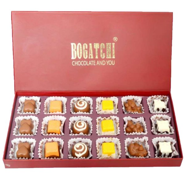 BOGATCHI Diwali assorted Chocolate Box (18 Pieces)