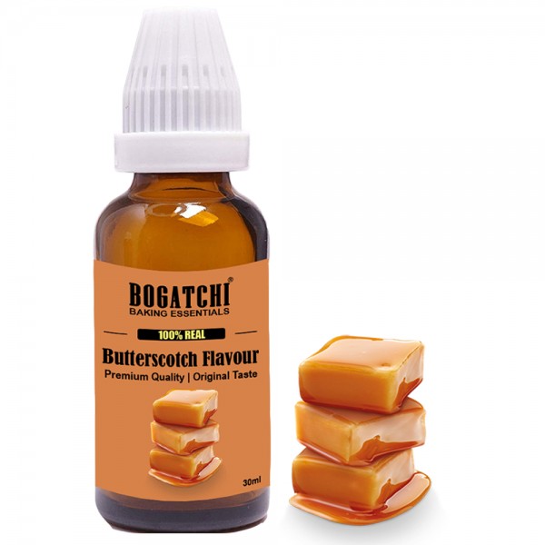 BOGATCHI Butterscotch Flavour Essence for Baking Cakes, 30ML