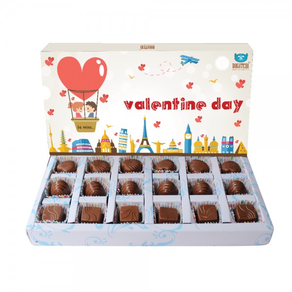 BOGATCHI Valentines Chocolates, Dark Chocolates, Love Chocolates, Premium Chocolates, Cupid Love 180 g 
