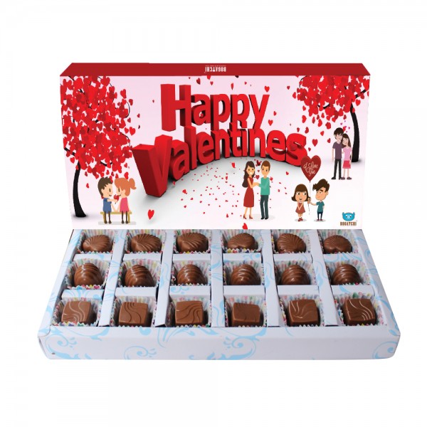 BOGATCHI Valentines Chocolates, Dark Chocolates, Love Chocolates, Premium Chocolates, Valentine Special 180 g 